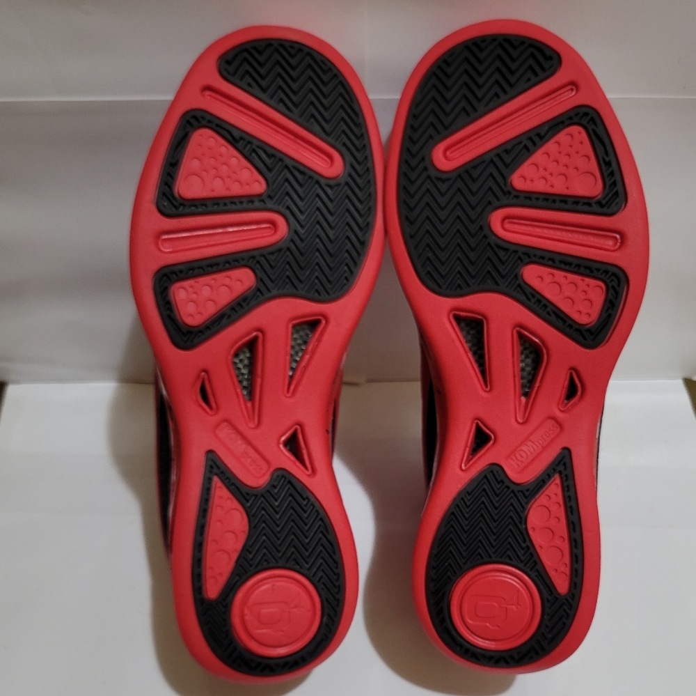 Q4 Basketball Racing Red Sneaker Shoes - Picture 8 of 9